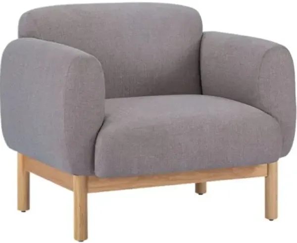 Zaira Accent Chair - Brown, Comfortable, Durable