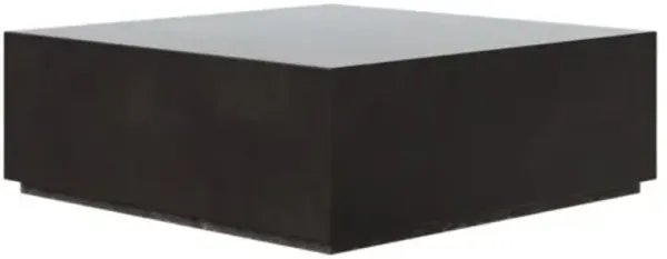 Elwood Indoor/Outdoor Square Concrete Coffee Table - Red