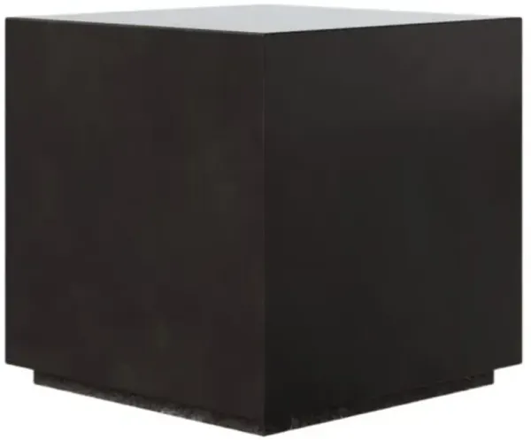 Elwood Indoor/Outdoor Bloc Concrete Side Table - Red