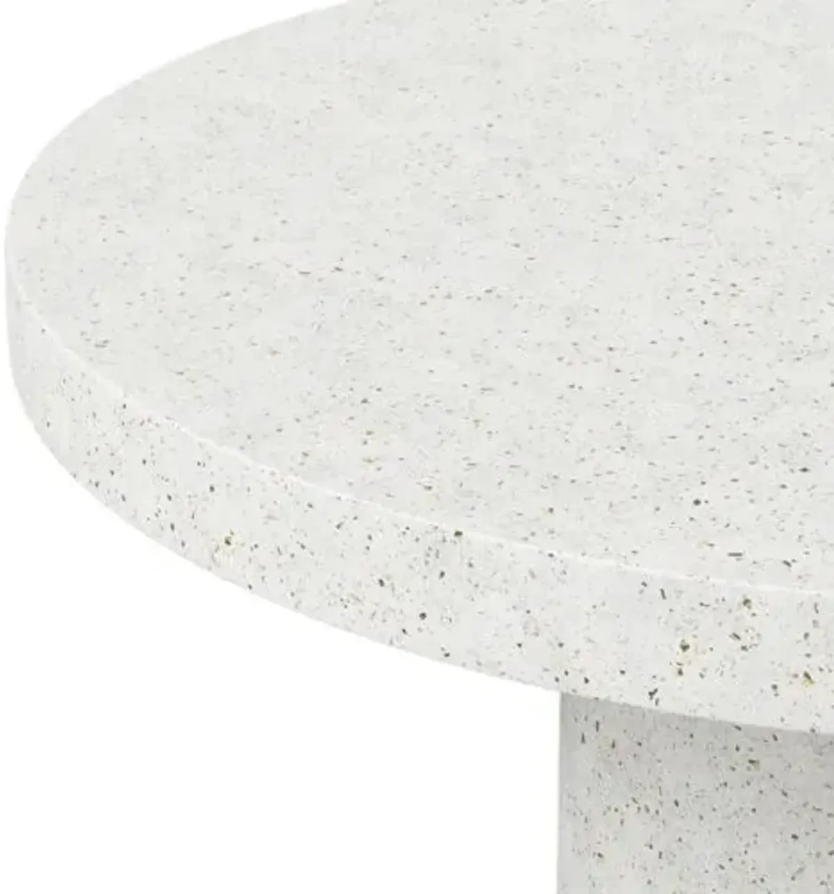 Elwood Indoor/Outdoor Round Concrete Dining Table - Handcrafted