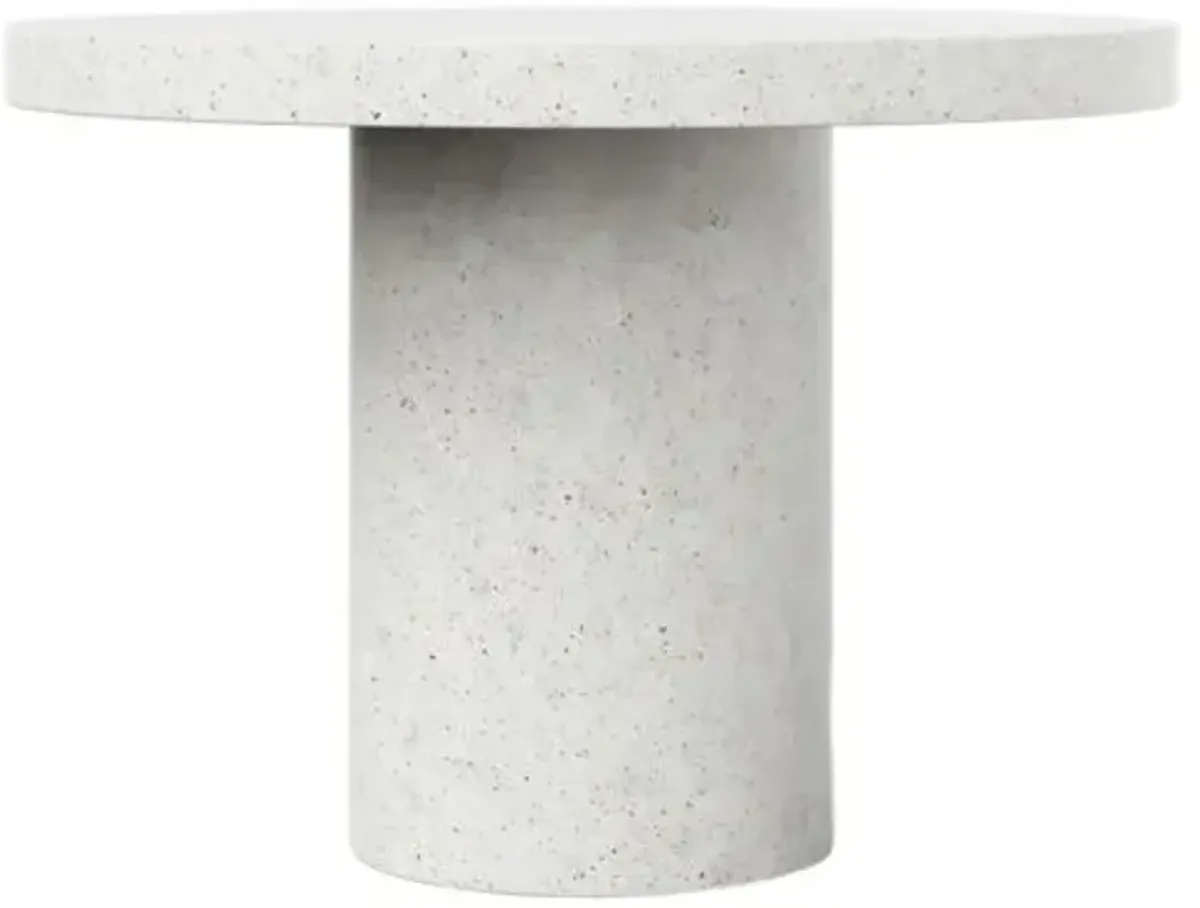 Elwood Indoor/Outdoor Round Concrete Dining Table - Handcrafted