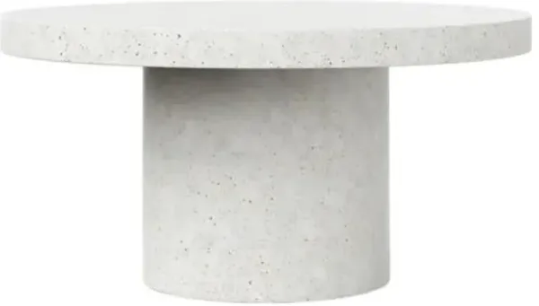 Elwood Indoor/Outdoor Round Concrete Dining Table - Handcrafted