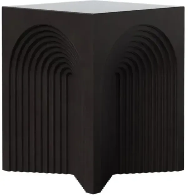 Oceane Indoor/Outdoor Concrete Stool - Red