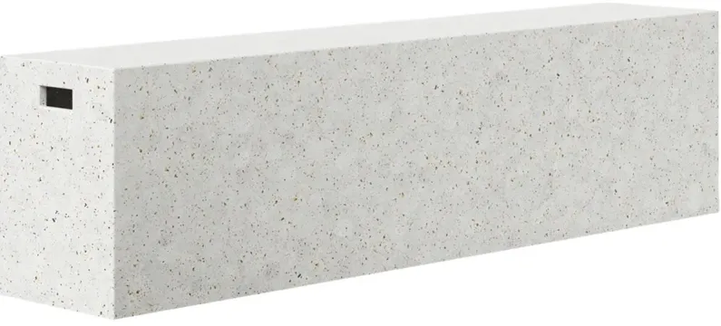 Elwood Indoor/Outdoor Rectangular Concrete Bench