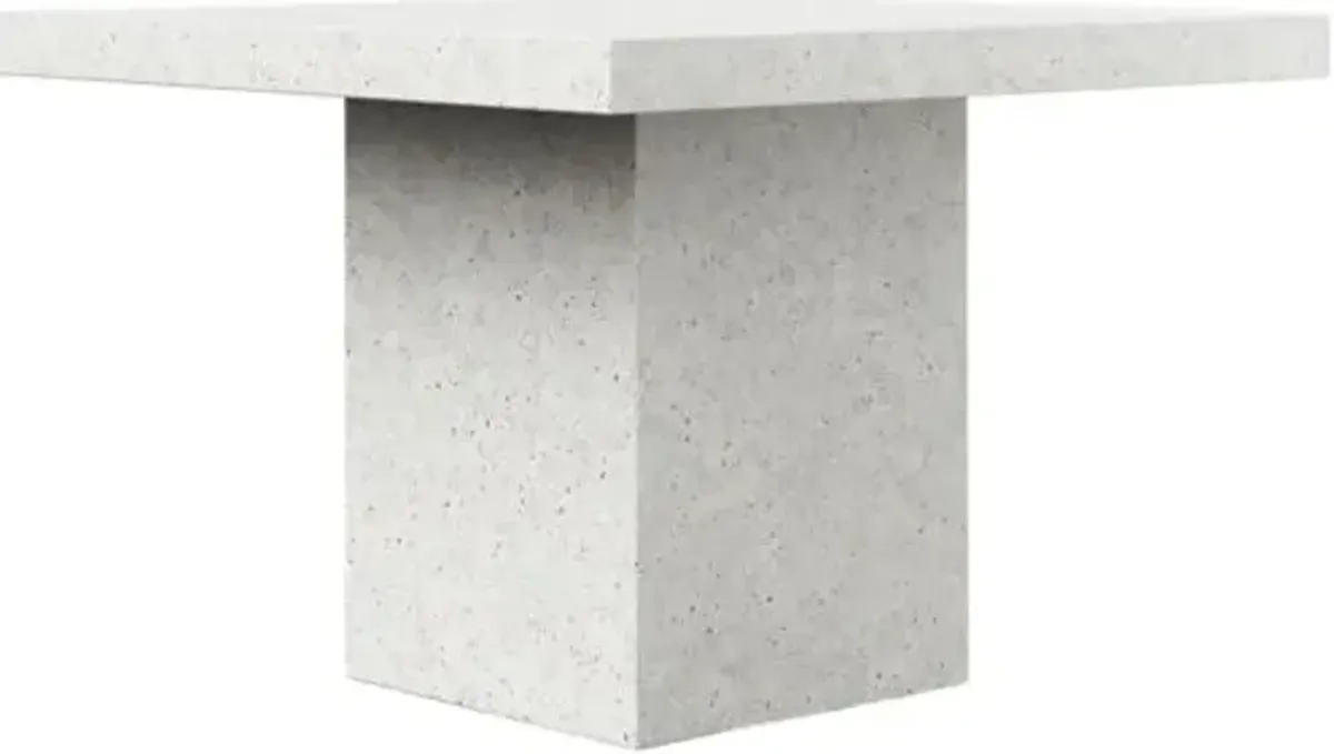 Elwood Indoor/Outdoor Square Concrete Dining Table - Handcrafted