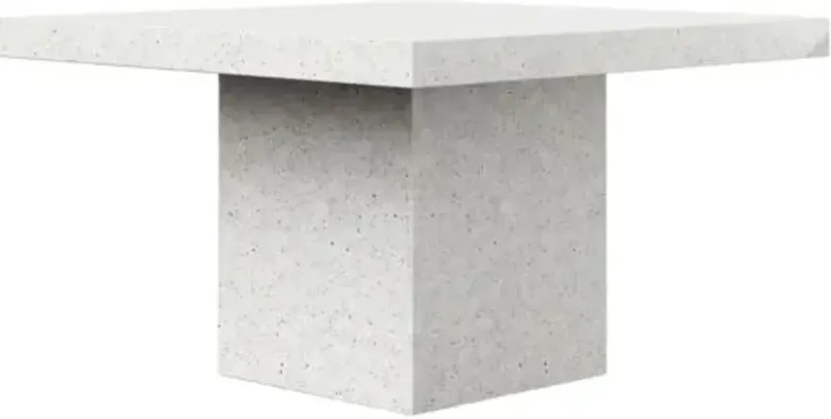 Elwood Indoor/Outdoor Square Concrete Dining Table - Handcrafted