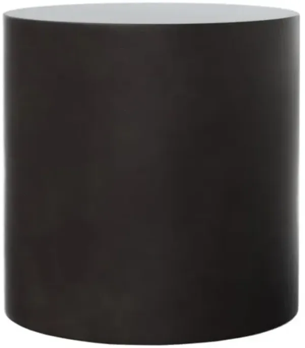 Una Indoor/Outdoor Concrete Side Table - Gray