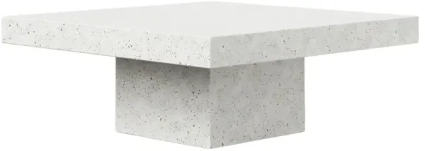 Elwood Indoor/Outdoor Square Concrete Coffee Table