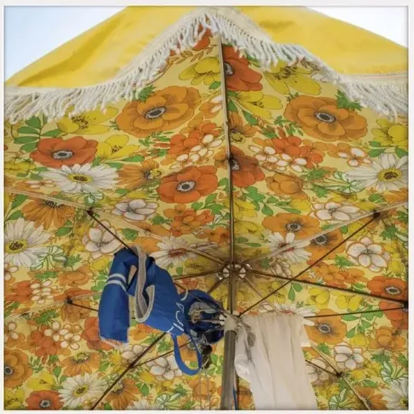 Umbrella Bliss Photo - 24" x 24" - Zoe Bios Creative - Yellow