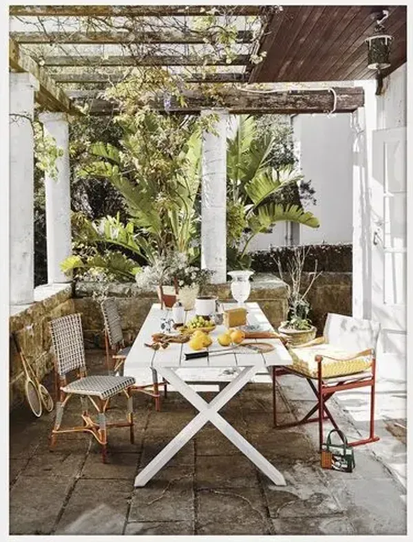 Veranda Snack Photo - 24" x 32" - Zoe Bios Creative - White