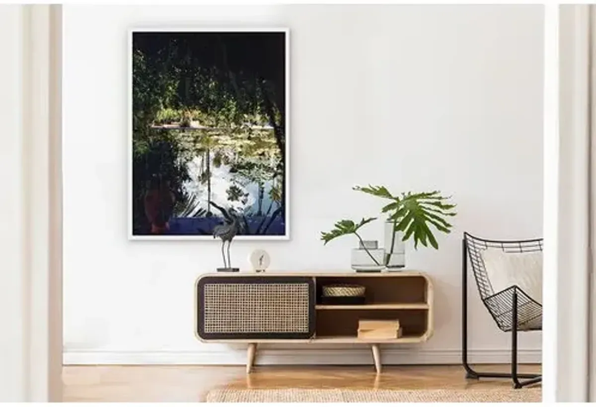 Water Mirror Photo - 24" x 32" - Zoe Bios Creative - Green