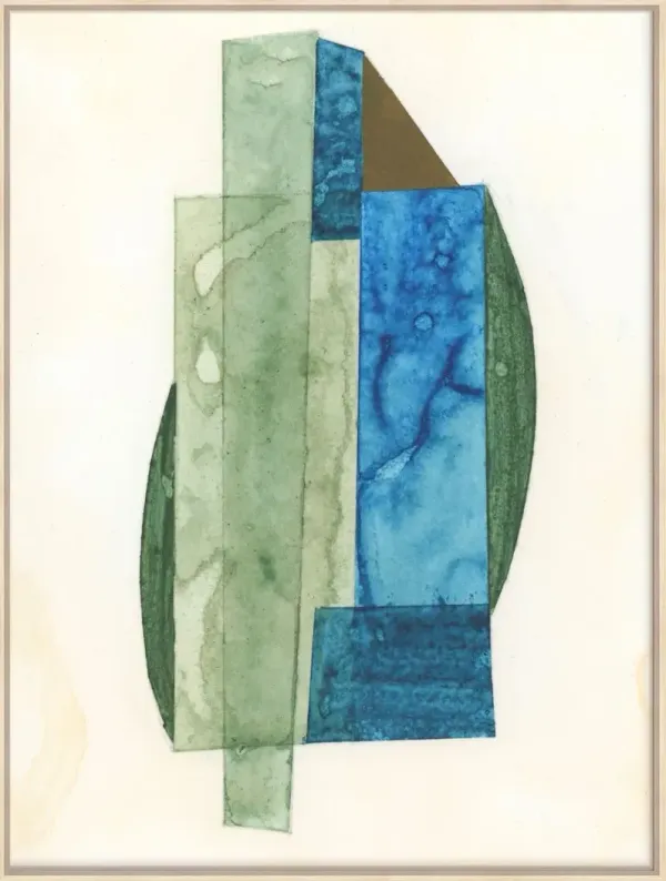 Blue Motel Room 1 Painting, 24" x 32"