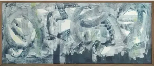 Carolina Painting - 60" x 24" - Zoe Bios Creative - Blue