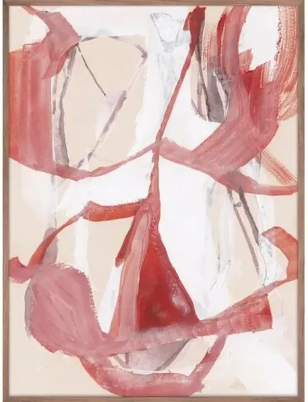 Morgan Painting - 30" x 45" - Zoe Bios Creative - Pink