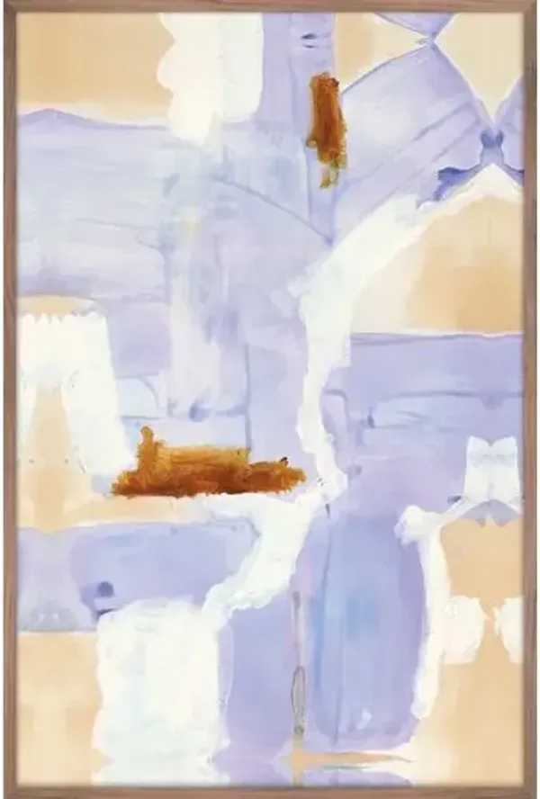 Pearl Painting - 30" x 45" - Zoe Bios Creative - Purple