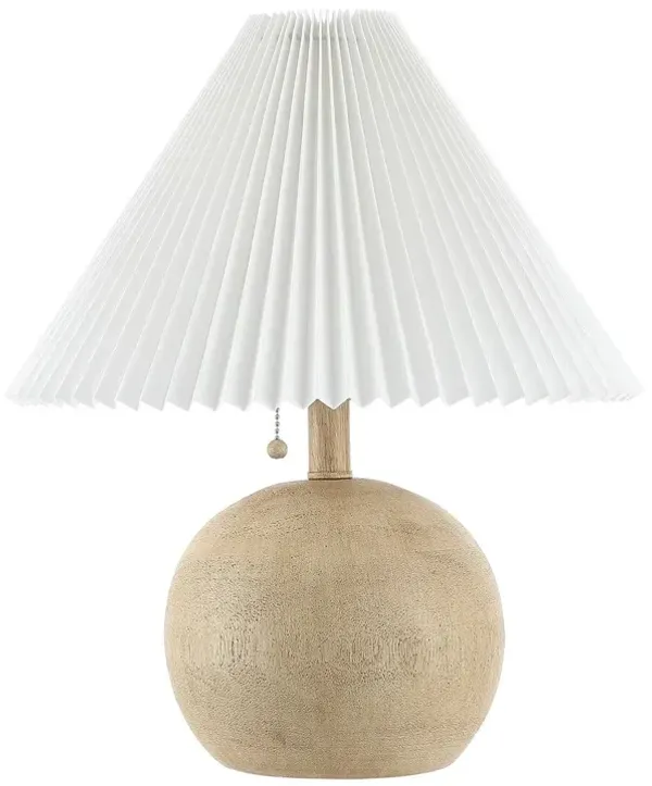 Sander Sphere Base Resin Table Lamp - Beige