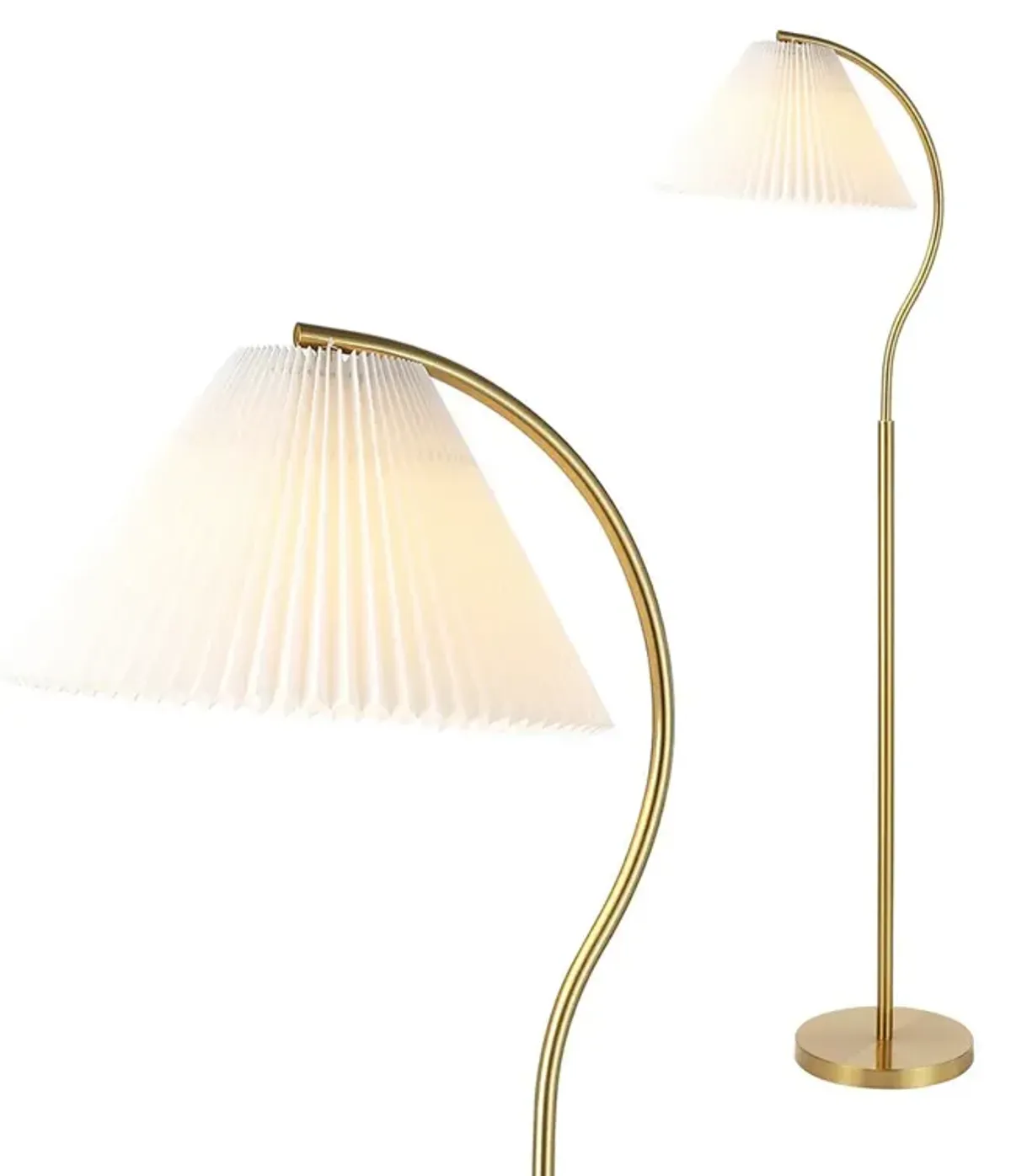 Sander Iron Floor Lamp - Gold