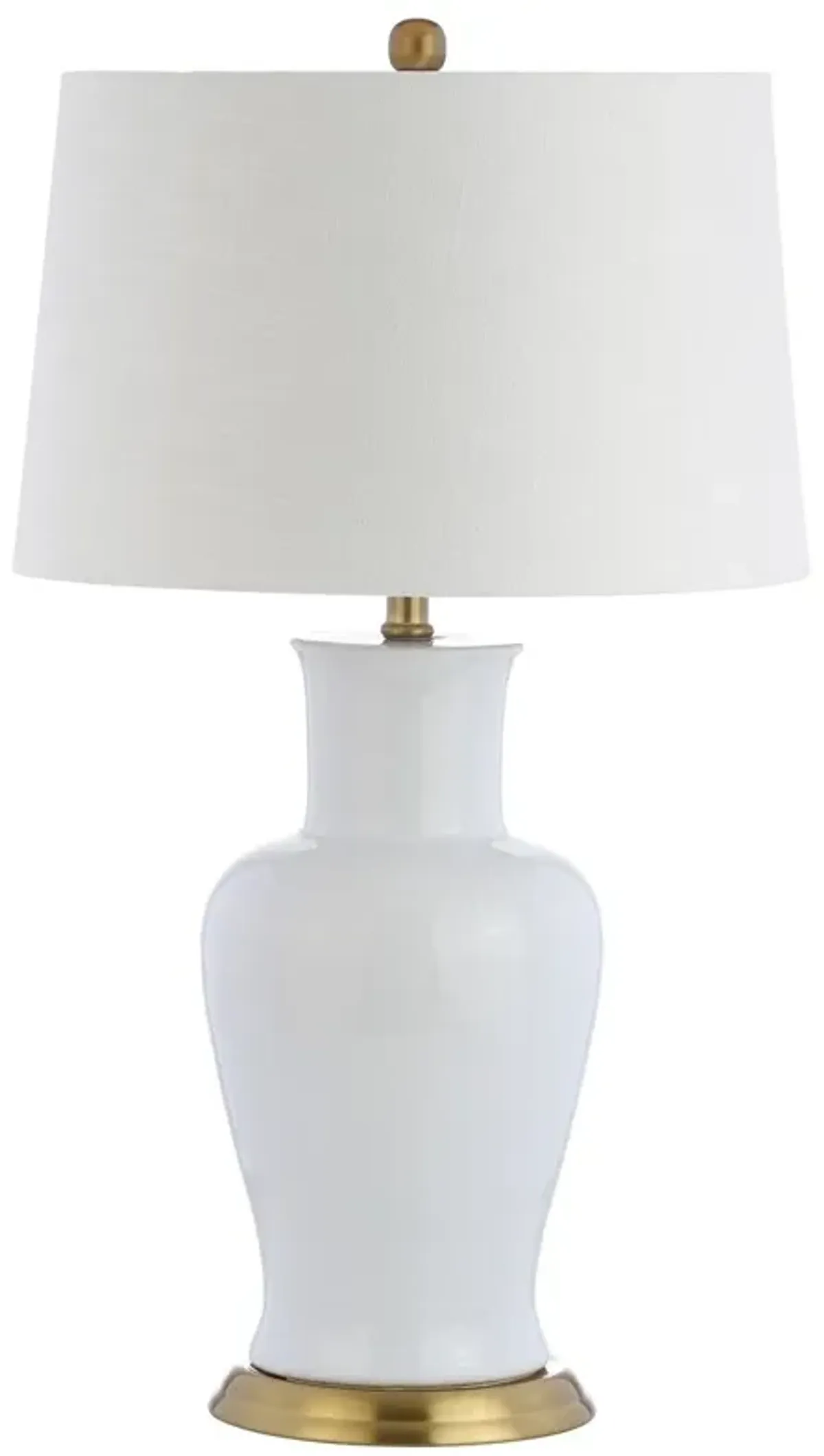 Amirael Ceramic Table Lamp - White