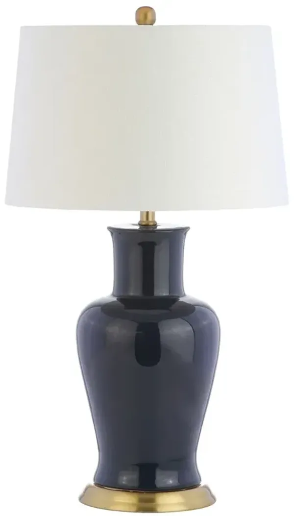 Amirael Ceramic Table Lamp - Blue
