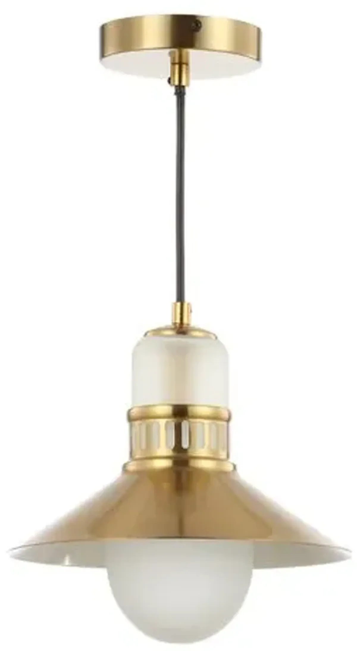 Rover 1-Light Pendant - Gold/Frosted Glass