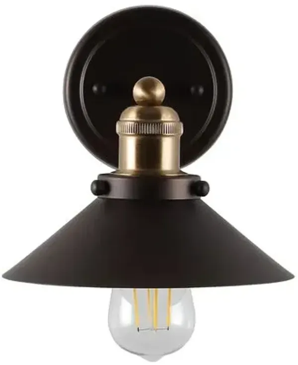 Ismira Iron Wall Sconce - Black