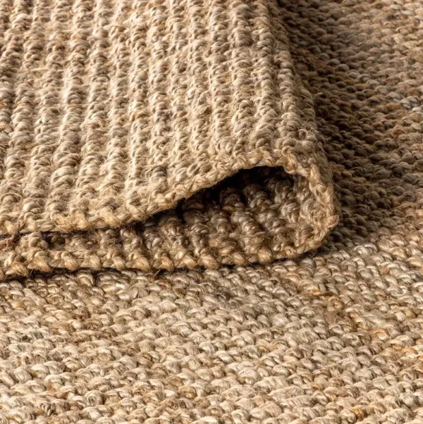 Fria Hand Woven Fringe Jute Rug