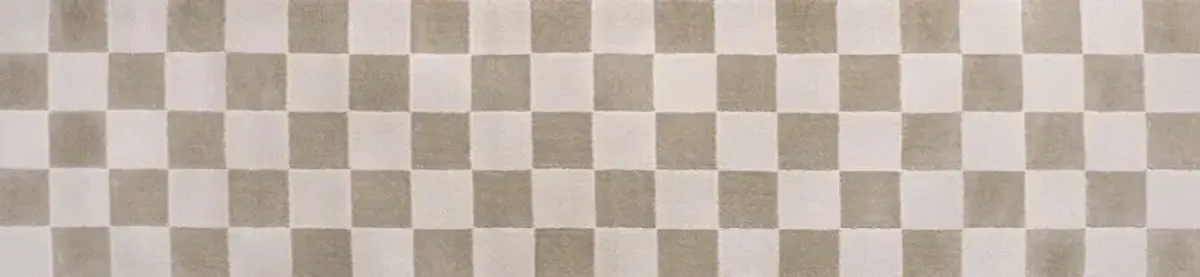 Hana High Low Checkerboard Rug