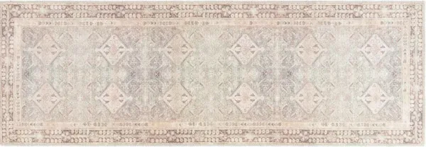 Amelie Woven Rug, Seafoam/Dark Brown