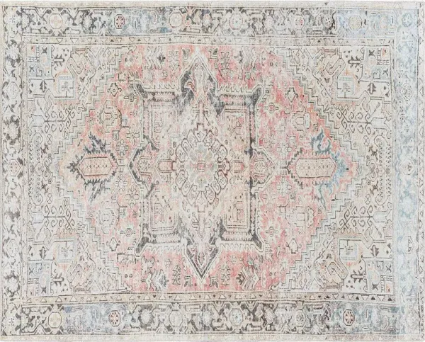 Darling Woven Rug, Dusty Coral