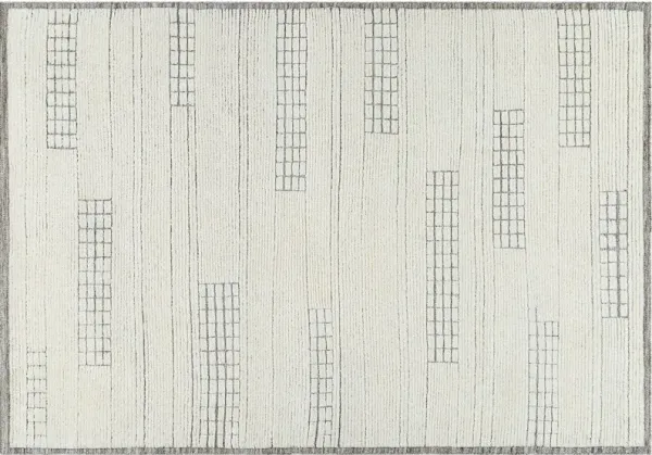 Davey Handmade Rug, Light Beige