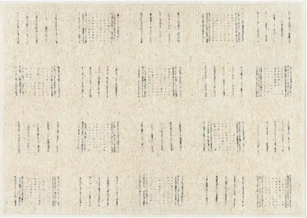 Davey Handmade Rug, Beige/Black