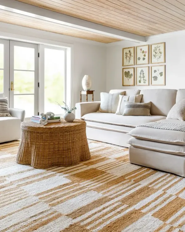 Kamey Handmade Rug, Brown/Gray