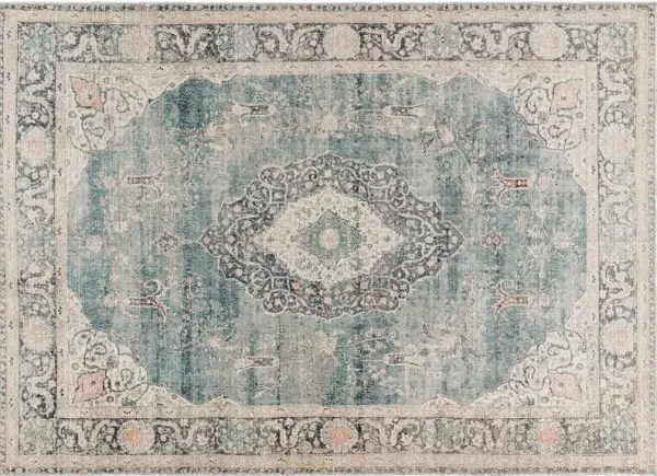 Marlene Woven Rug, Ice Blue