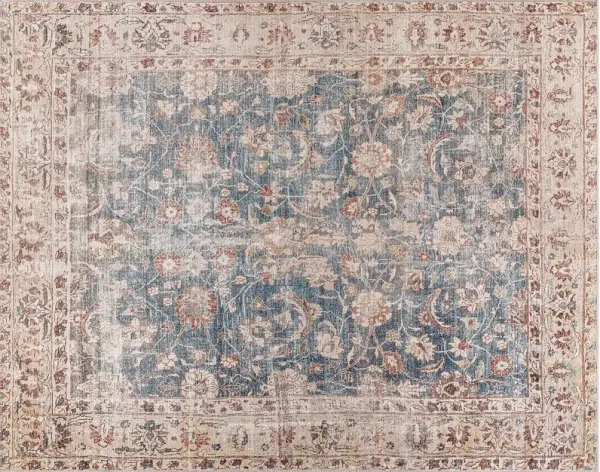 Marlene Woven Rug, Ink Blue