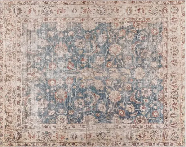 Marlene Woven Rug, Ink Blue