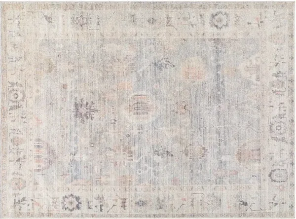 Marlene Woven Rug, Pale Blue