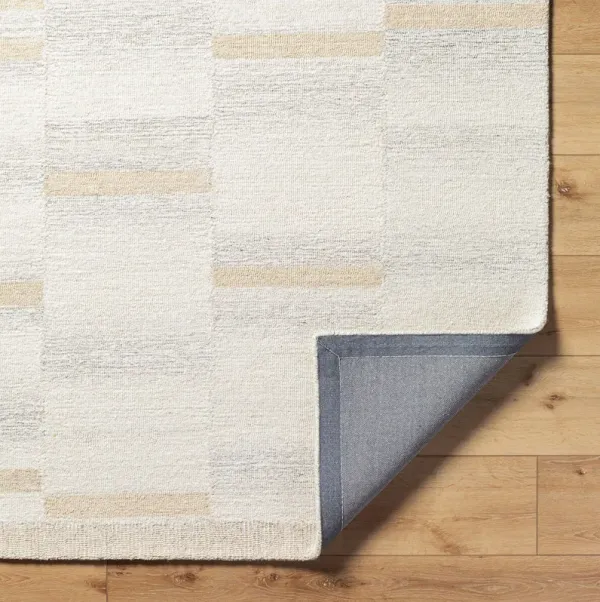 Max Handmade Rug, Ivory