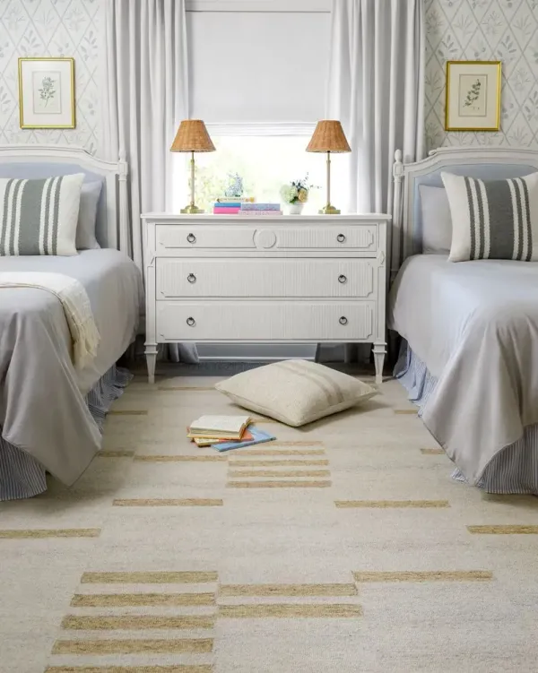 Max Handmade Rug, Ivory/Light Beige