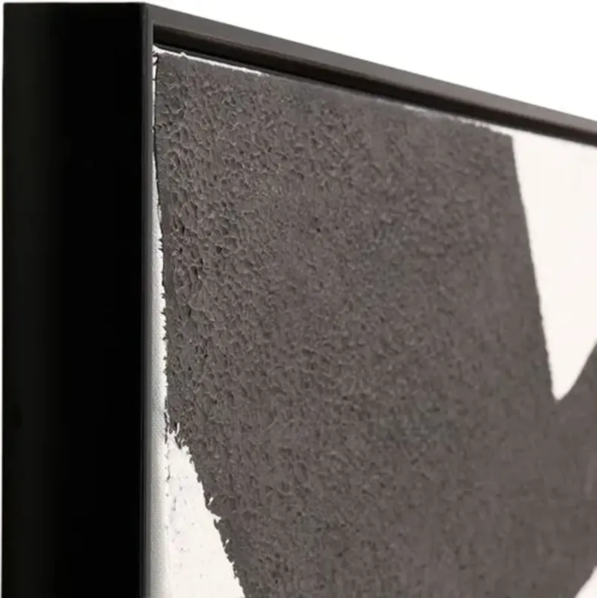 Aasmaa Framed Diptych Painting - Black