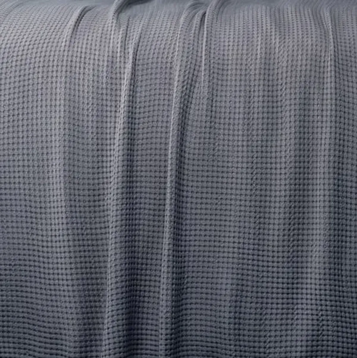 Balboa Bamboo Waffle Blanket - Pom Pom at Home - Gray