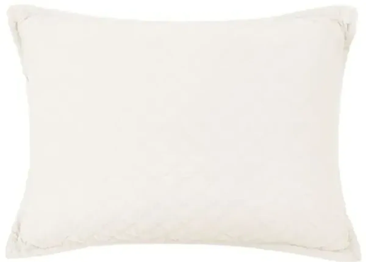Monaco Bamboo Sateen Sham - Pom Pom at Home - Ivory