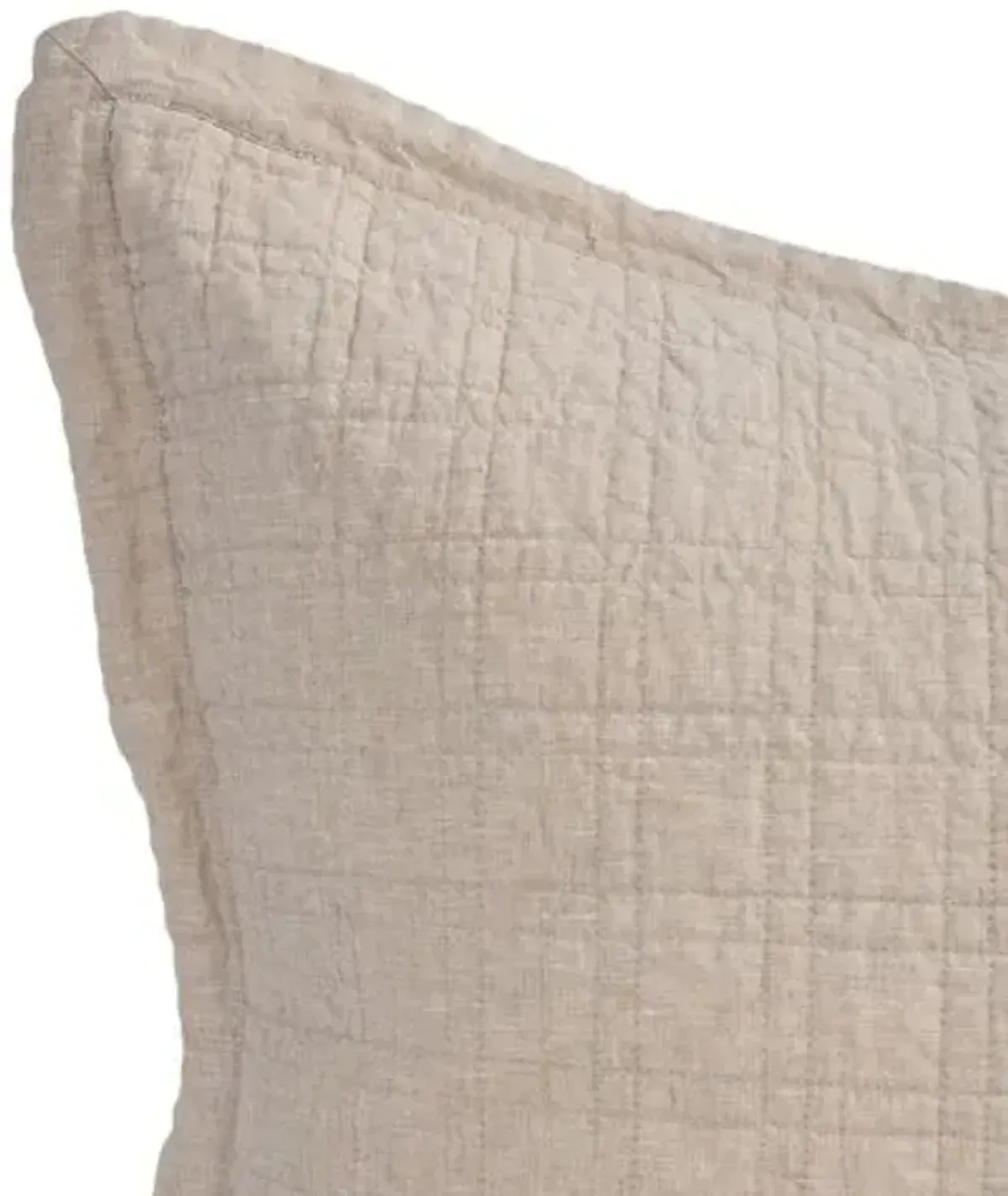 Owen Linen Cotton Sham - Pom Pom at Home - Beige