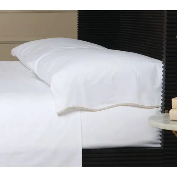 Skylar Cotton Percale Sheet Set - Pom Pom at Home - Beige, 300 Thread Count, Egyptian Cotton Sateen, Soft and Luxurious