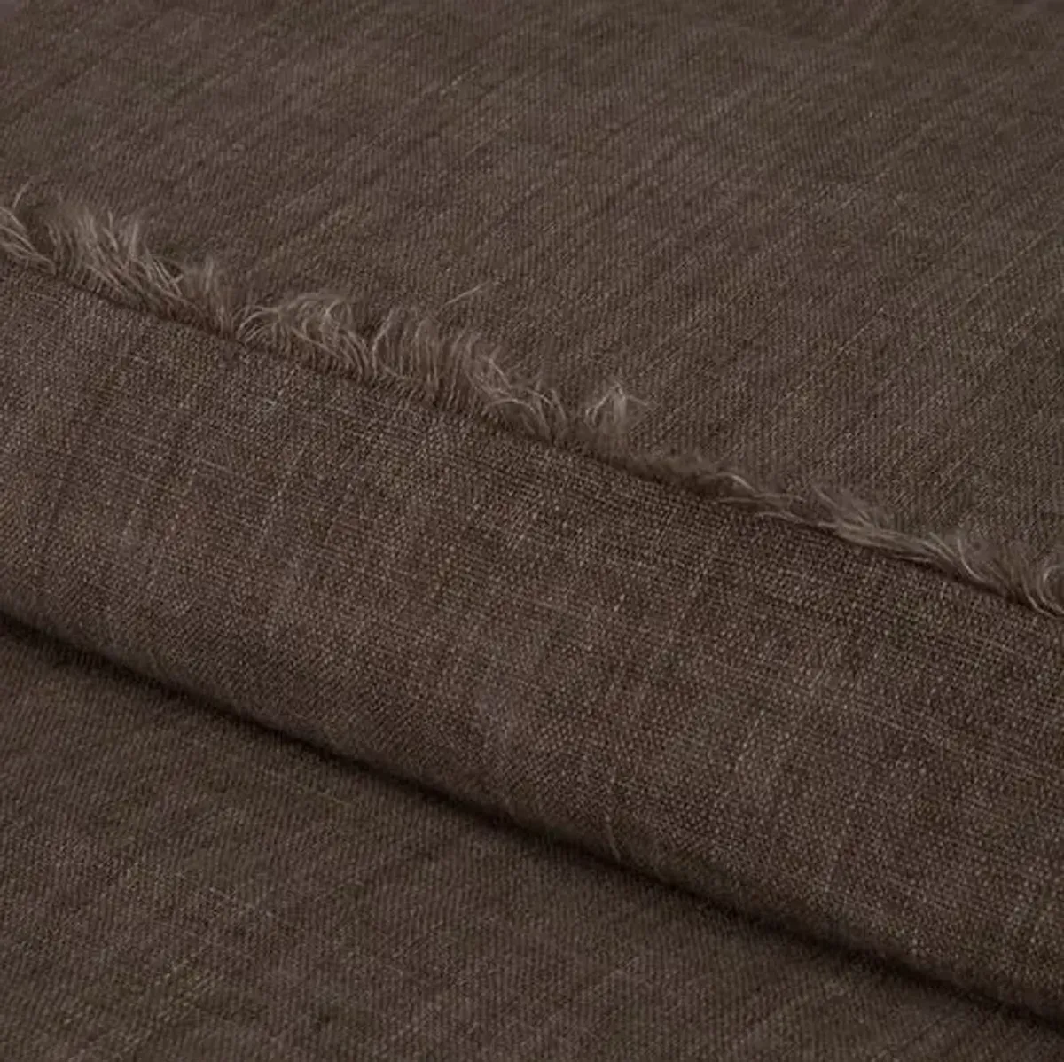 Hunter Linen Duvet Cover - Pom Pom at Home - Brown