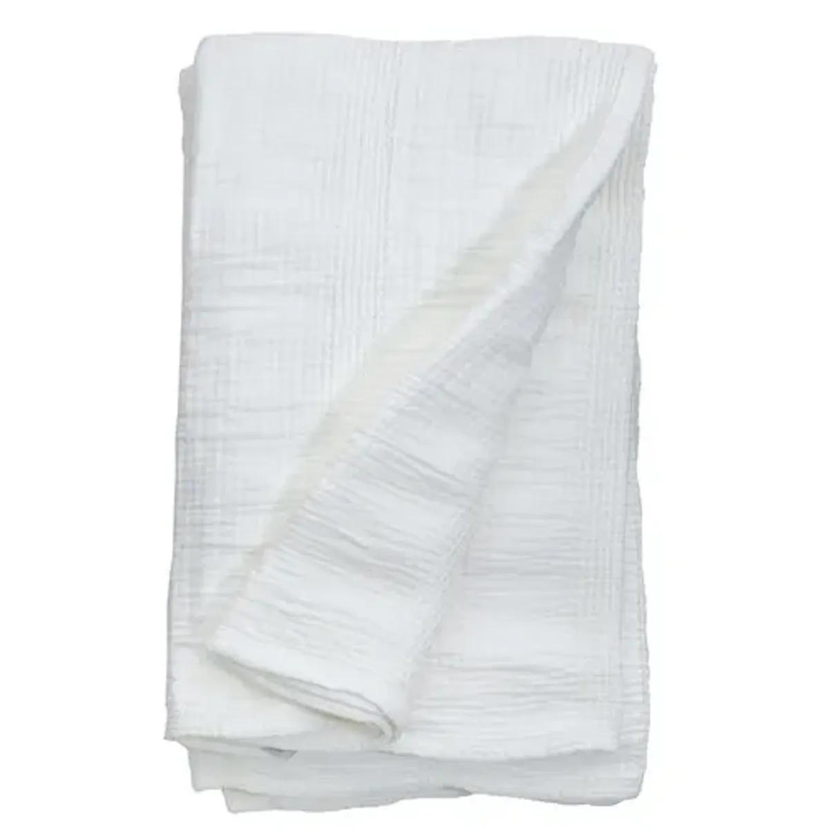 Nantucket Matelasse Coverlet - Pom Pom at Home - White