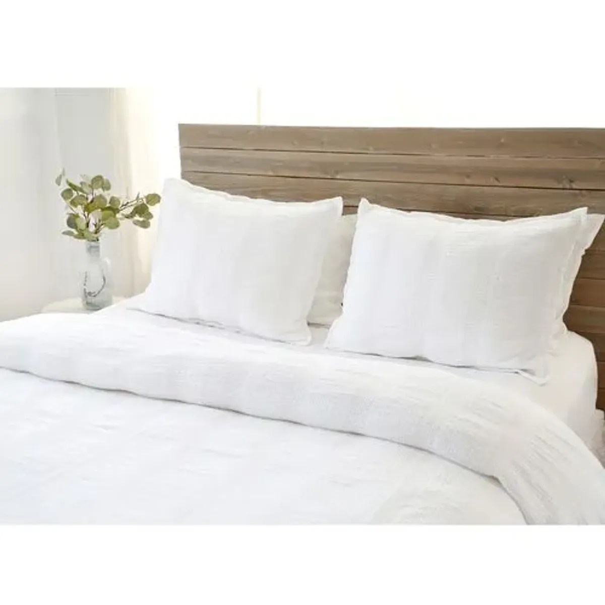 Nantucket Matelasse Coverlet - Pom Pom at Home - White