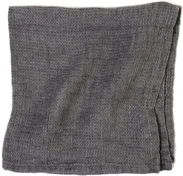 Set of 4 Willows Linen Napkins - Pom Pom at Home - Gray