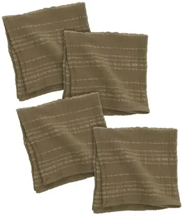 Set of 4 Kenwood Napkins - Pom Pom at Home - Green