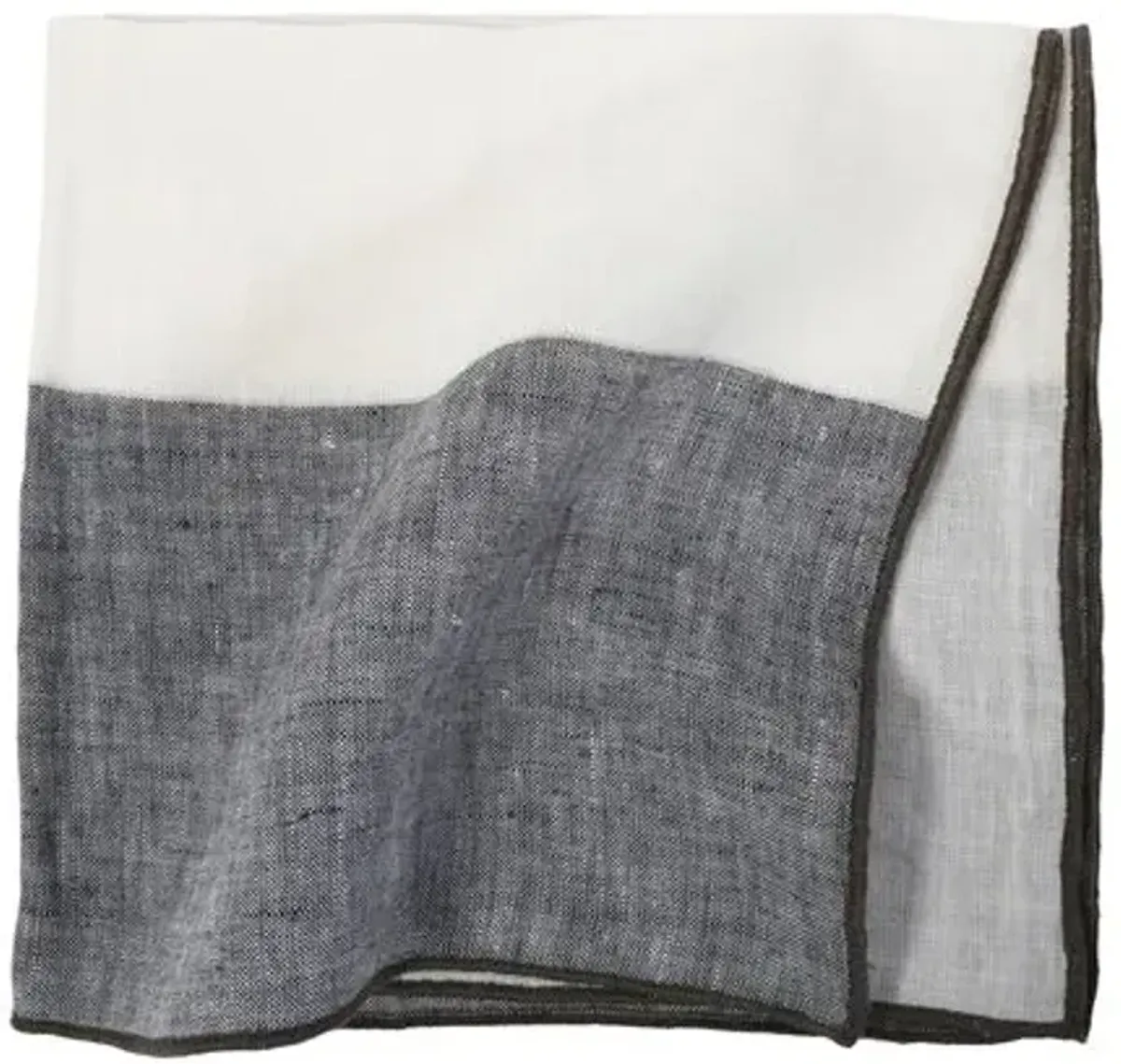 Set of 4 Napa Linen Napkins - Pom Pom at Home - Blue