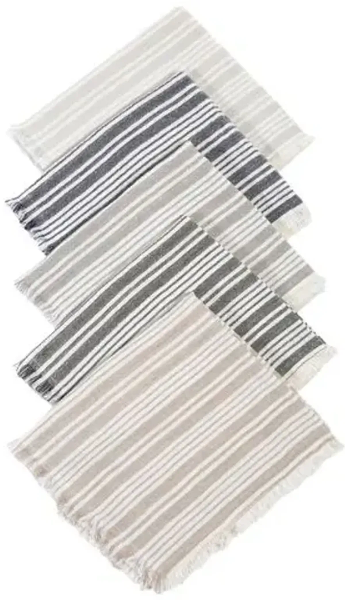 Set of 4 Yountville Cotton Napkins - Pom Pom at Home - Blue